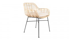 NATURAL RATTAN ARMCHAIR SHELL    - CHAIRS, STOOLS
